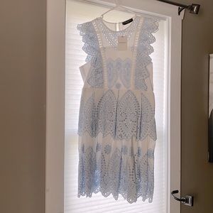 Beautiful lace detail dress, ruffles